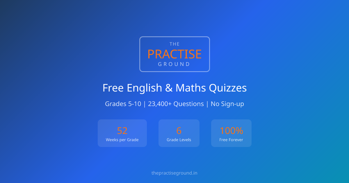 Grade 11 Physics Quiz - 1300+ Free Questions | The Practise Ground